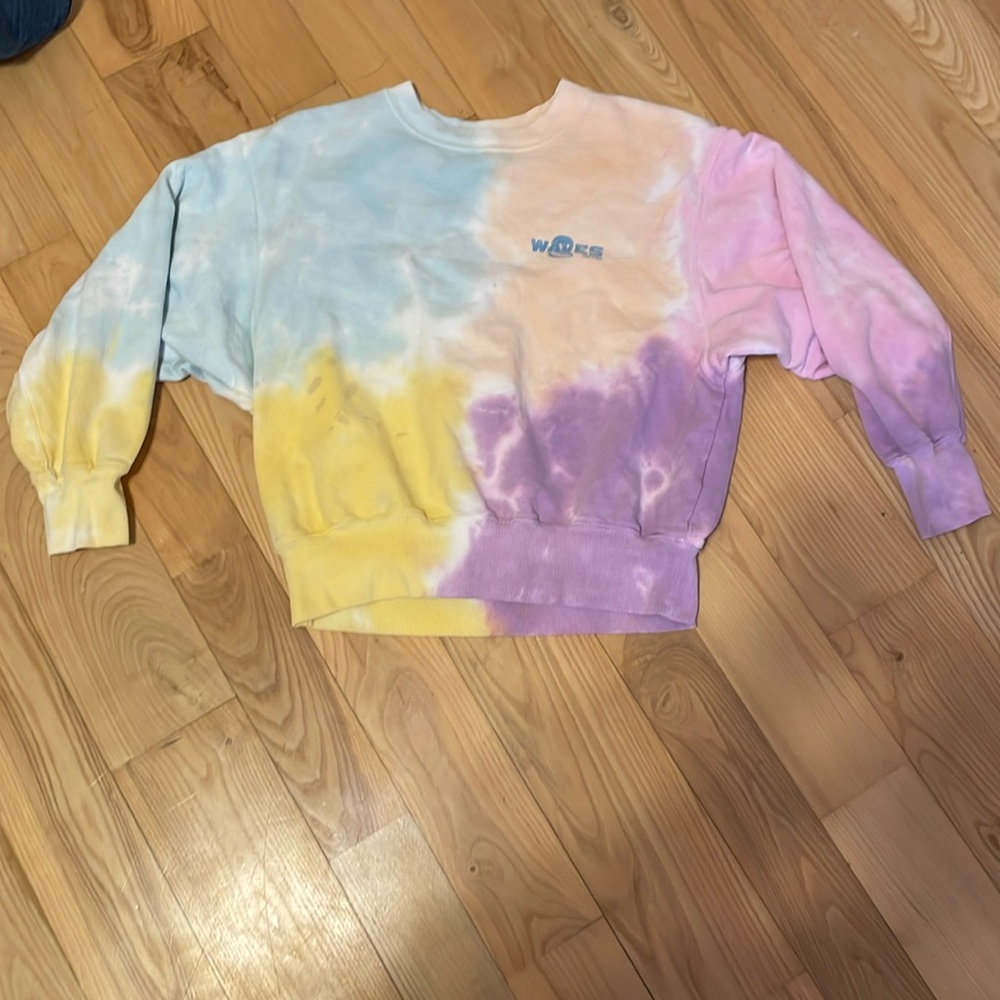 Tie dye crew neck